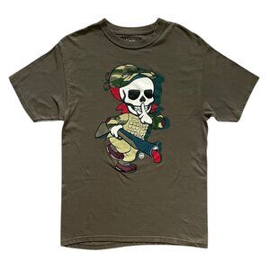 Ecko Unltd. - Hunter Skeleton Mens T-Shirt Size Medium Green